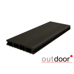 Террасная доска ДПК Outdoor 150*24*3000 мм. черная