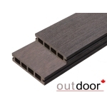 Террасная доска ДПК Outdoor 3D 120*25*4000 мм. STORM BROWN коричневая микс