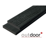 Террасная доска ДПК Outdoor 3D 140*21*2900 мм. полнотелая STORM/OLD WOOD BLACK черная