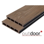 Террасная доска ДПК Outdoor 3D 150*25*4000 мм. OCEAN BROWN коричневая микс